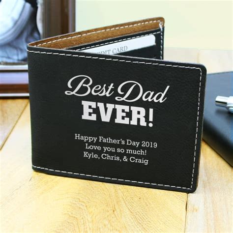 Slender Wallet in Black Father's Day Gift .